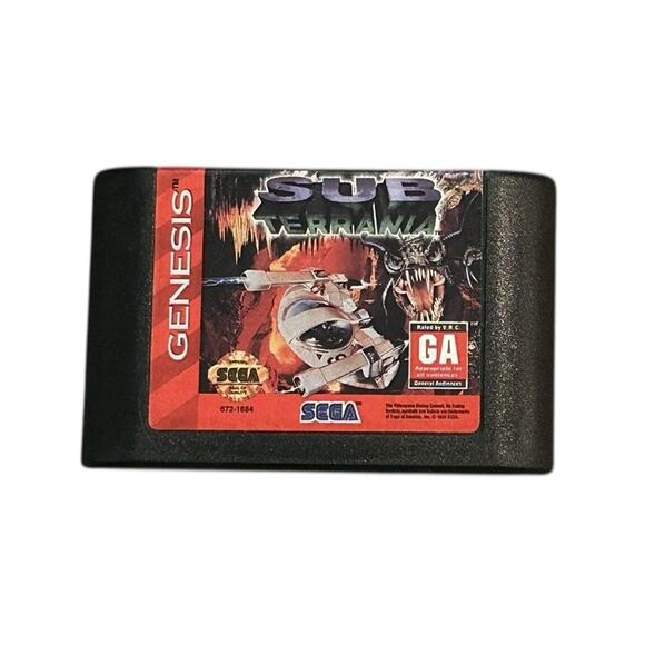 SEGA Other - Sub Terrania (Sega Genesis, 1994) Cartridge Only- Cleaned & Tested